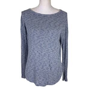 Enti Marled Blue‎ Knit Top Size M Lightweight Pullover Sweater